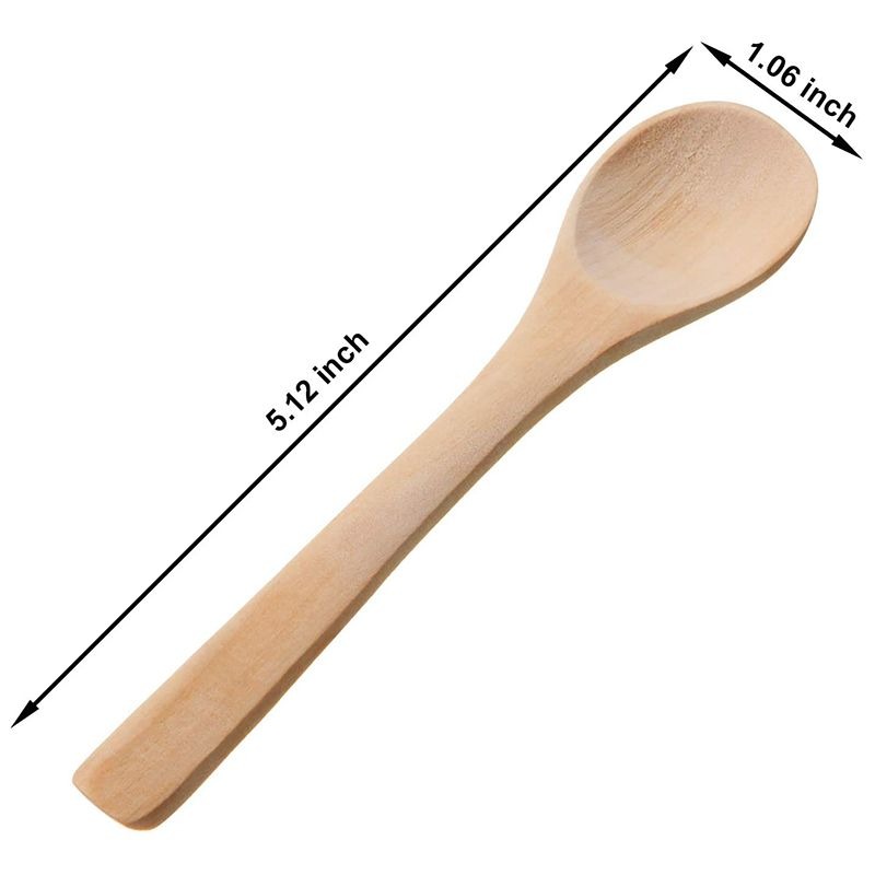 Mini Wooden Honey & Condiment Spoons Set (30 Pack) variant image 4