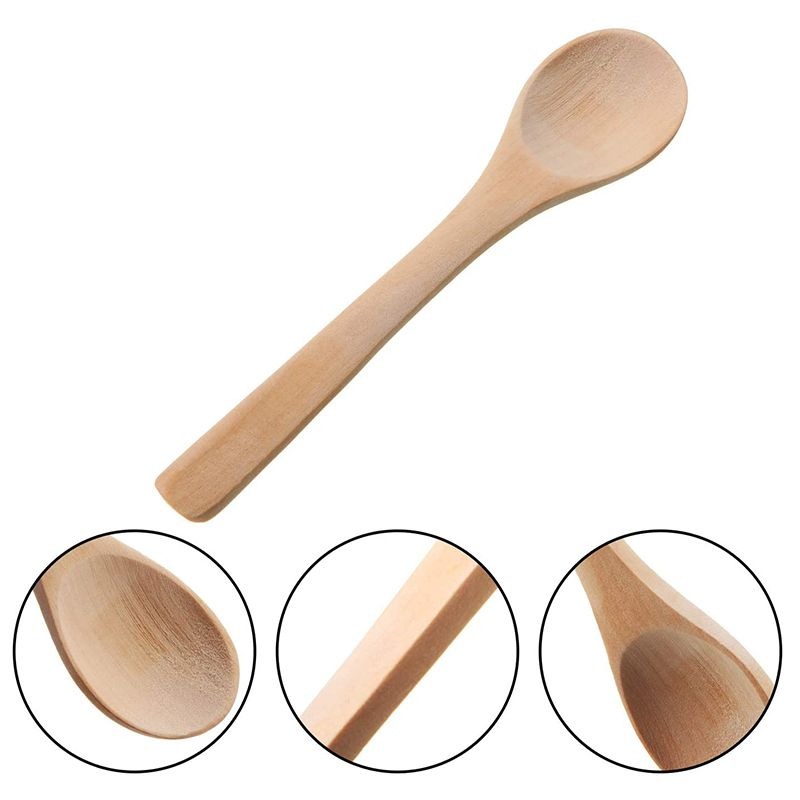 Mini Wooden Honey & Condiment Spoons Set (30 Pack) variant image 6