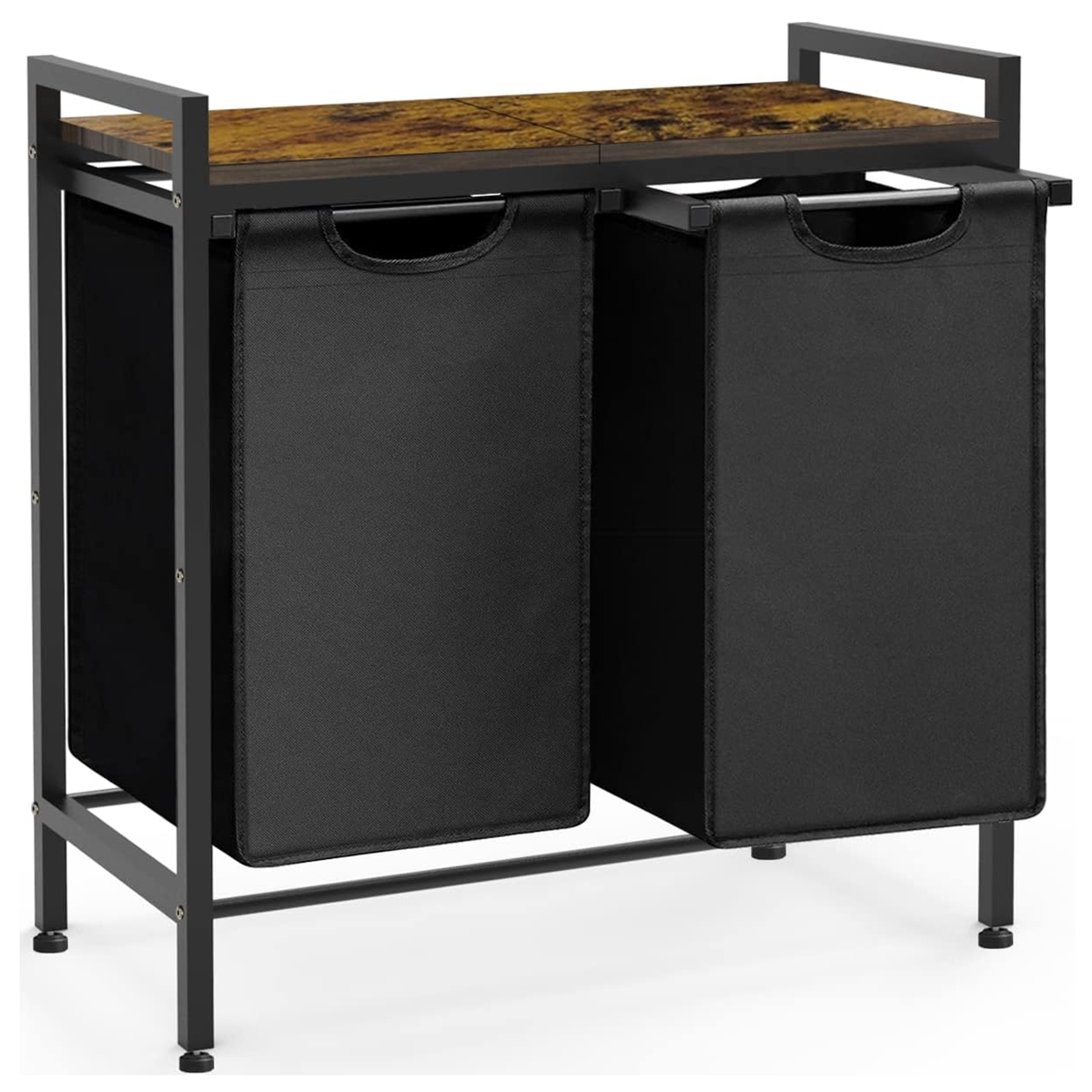 Modern Laundry Basket Removable Folding Portable Storage with Two Removable Bags