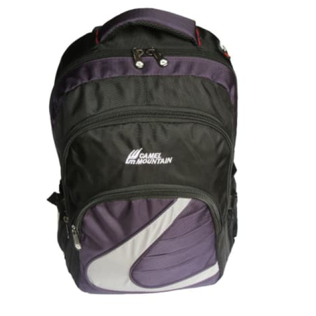 Mountain Laptop Backpack - Purple