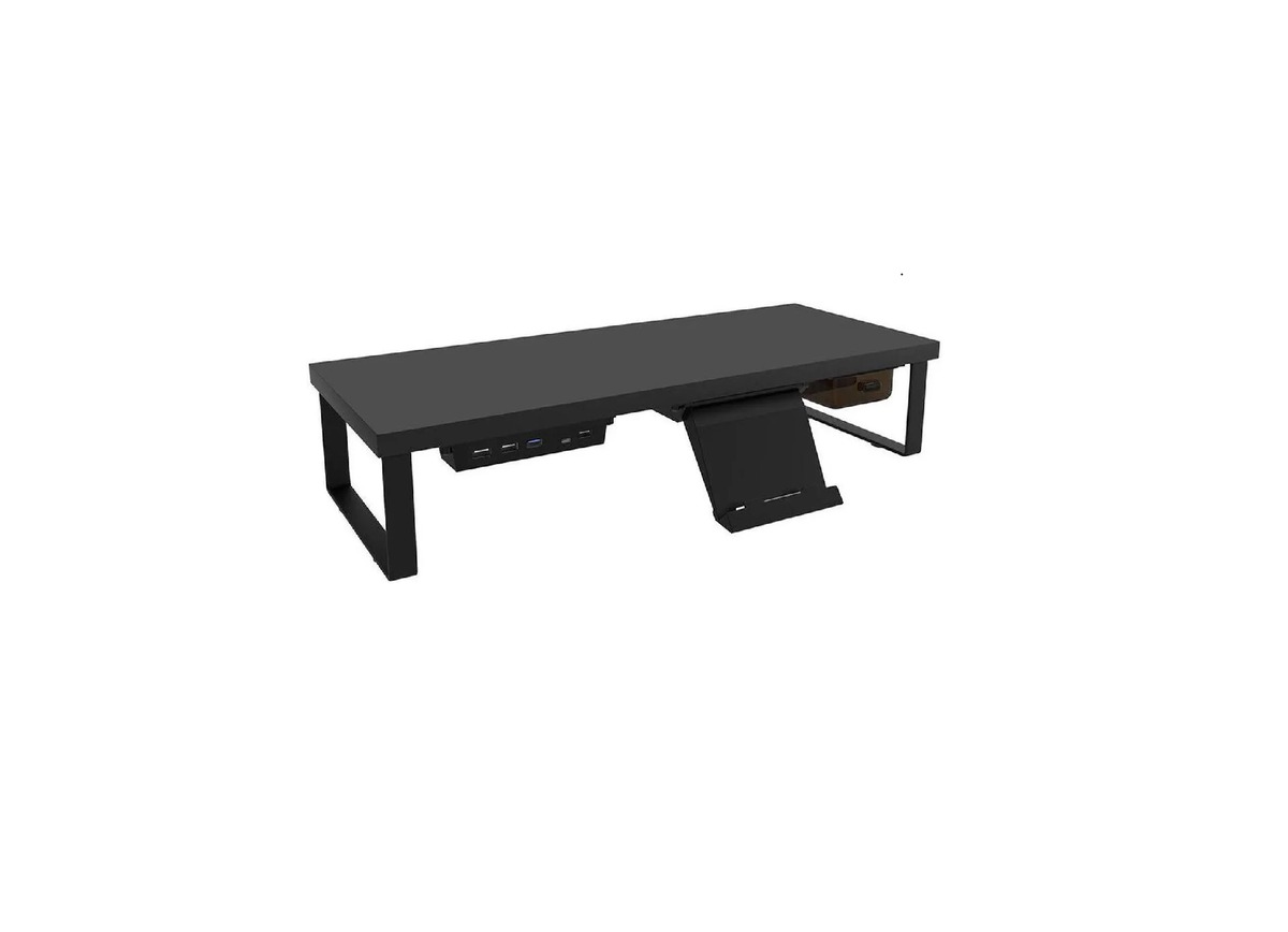 Multi-Function Laptop Stand with USB Charger, Organizer & Phone Holder variant image 2