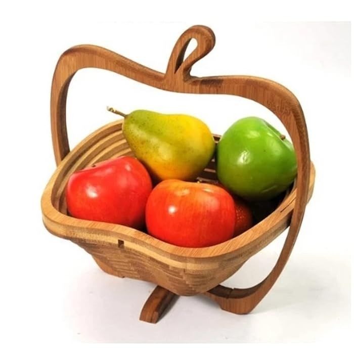 Multifunctional Bamboo Foldable Fruit Basket variant image 5