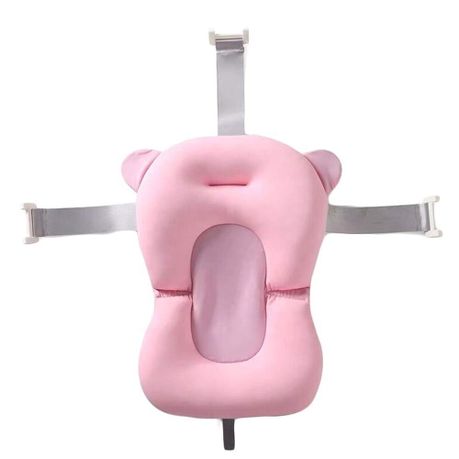 Newborn Safety Bath Support Cushion  - Pink