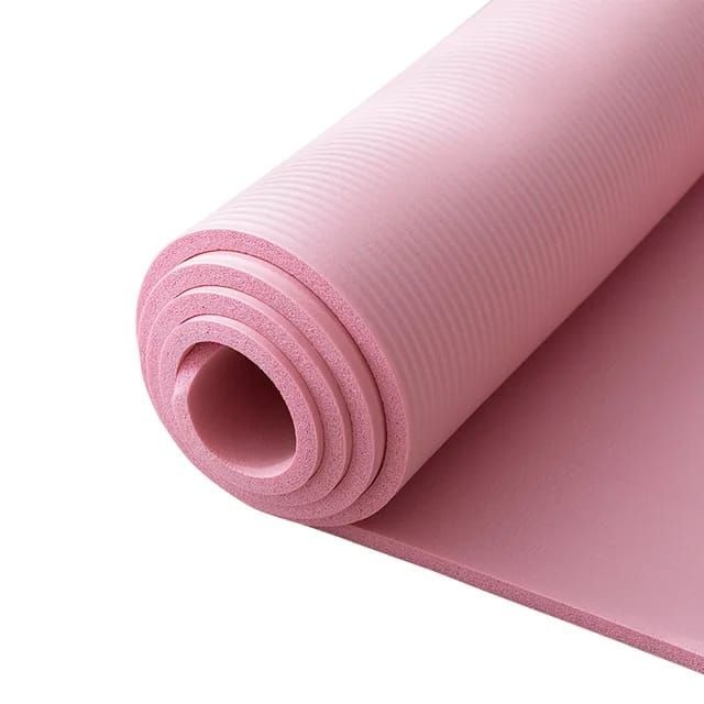 Non-Slip Soft Eco Friendly Thicker NBR Yoga Mat - Pink variant image 3
