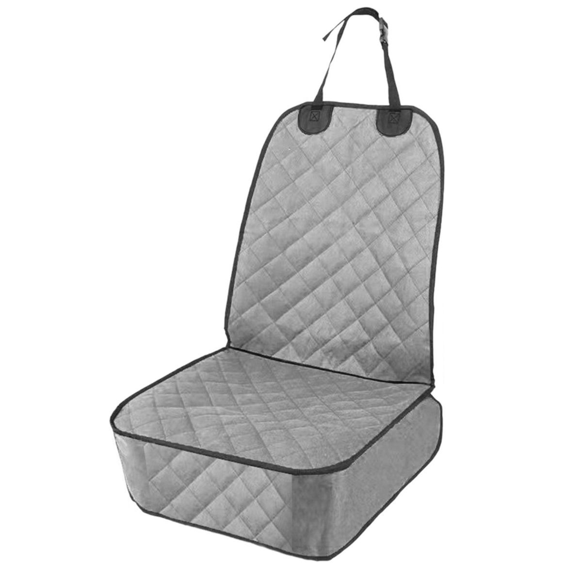 Non-Slip Waterproof Pet Front Seat Protector - Grey