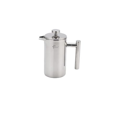 Ojees French Press Coffee Maker Double Wall Stainless Steel - 1000ml