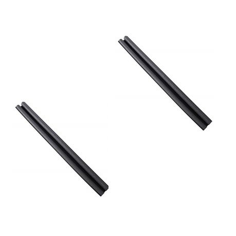 Ojees Homeware Door Draft Stopper Pack of 2- Black