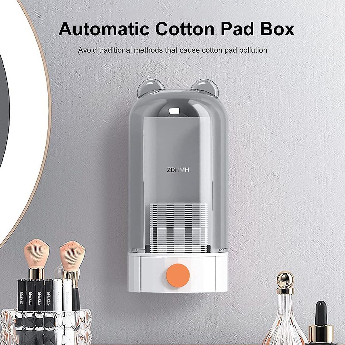 Pad Cotton Dispenser - White variant image 3