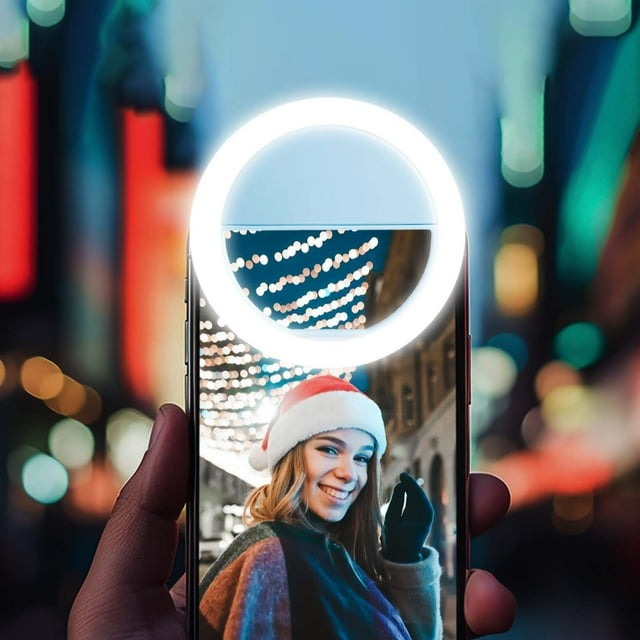 Phone Clip Selfie Ring Light -Blue variant image 2