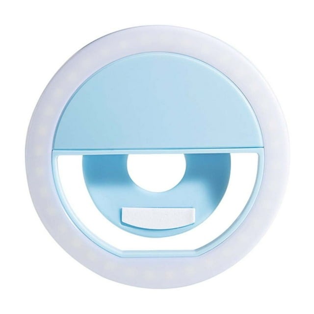 Phone Clip Selfie Ring Light -Blue
