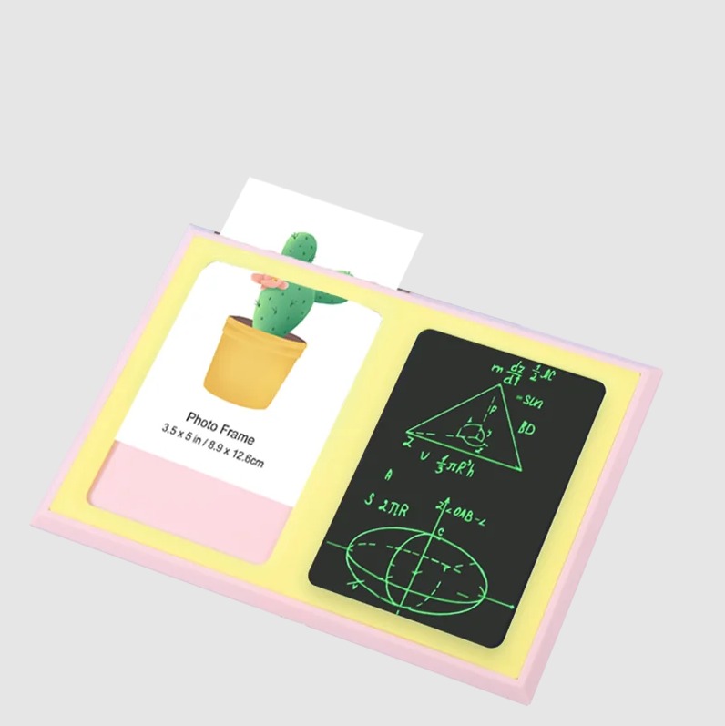 Photo Frame with Built-In Writing Pad variant image 2