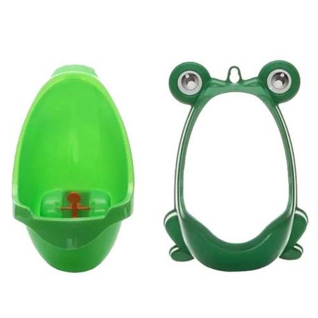 Phunk Frog Plastic Children Training Pee Potty Toilet - Green