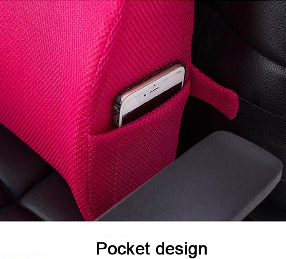 Pink Memory Foam Seat Cushion and Lumbar Support Pillow variant image 3