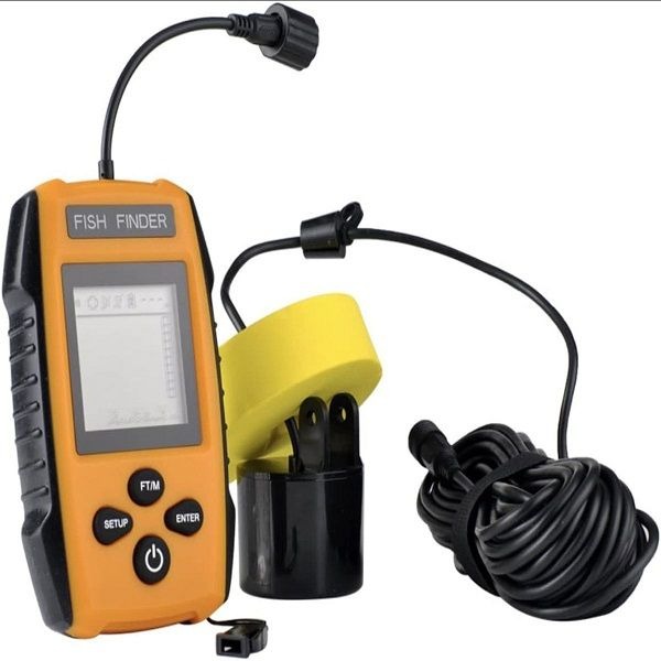 Portable Handheld Fish Finder with LCD Display & Sonar Depth Sensor