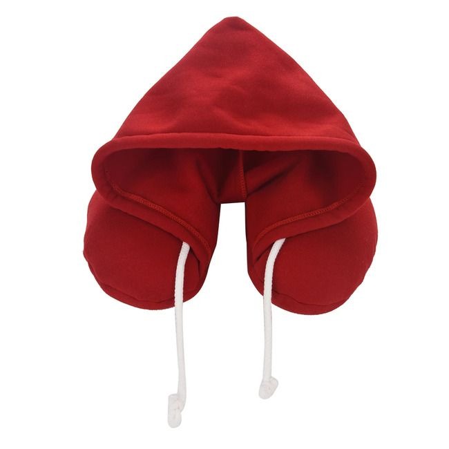 Portable Neck & Head Support Pillow for Travel - Red variant image 2