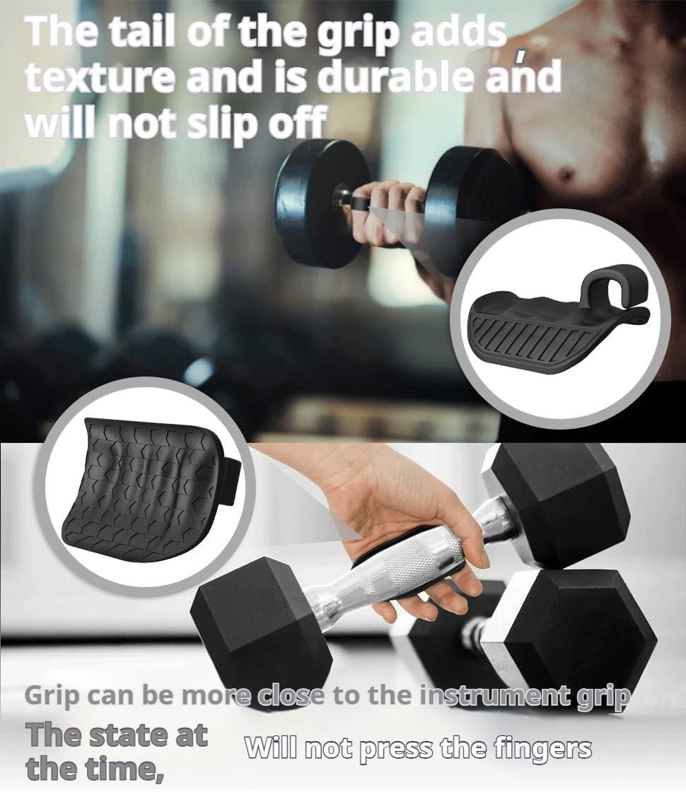 Portable Silicone Weight Lifting Grip Pads for Gym Training variant image 2