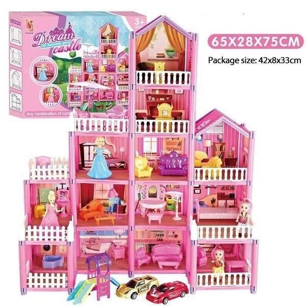 Princess Castle Dollhouse Play Set for Pretend Play variant image 3