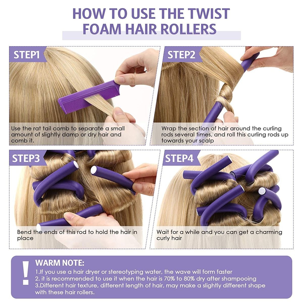 Purple Hair Rollers variant image 2