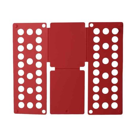 Quick Clothes Folding Organiser Board - Red