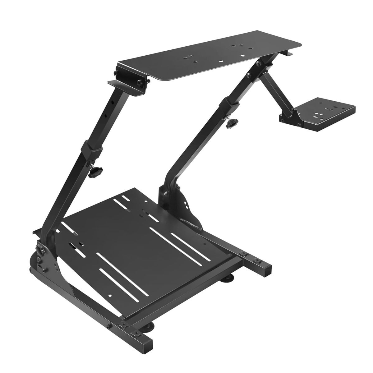 Racing Simulator Steering Wheel Stand with Gear Shifter & Pedal Mount