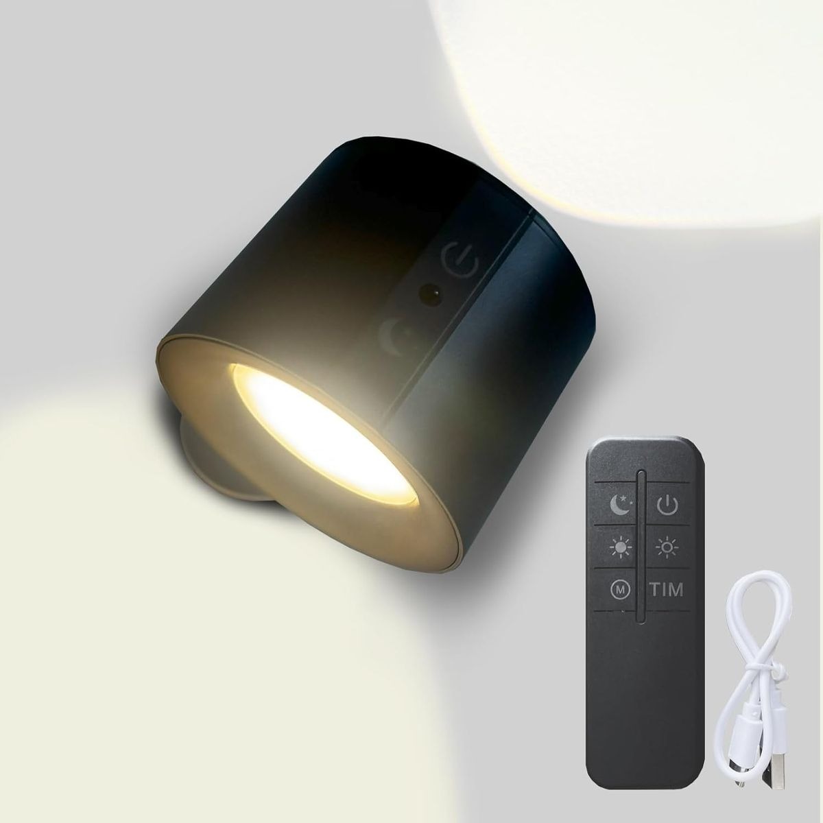 Rechargeable Indoor Wall Light with Remote Control, 1.8W variant image 2