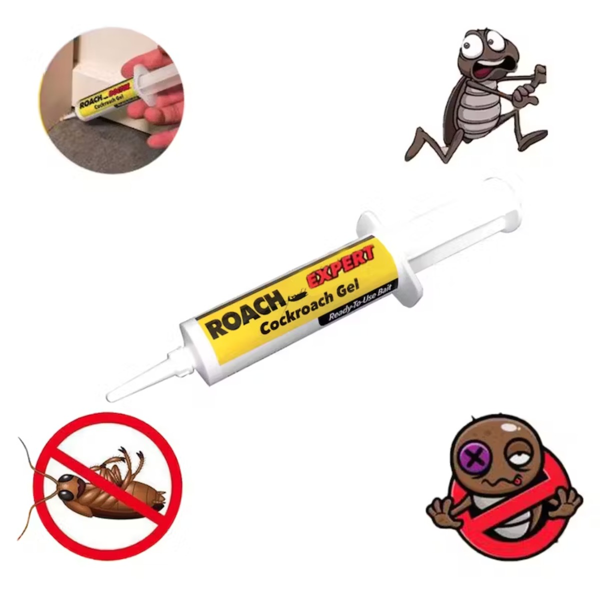 Roach Expert  gel for cockroaches  5g -3 packs variant image 4