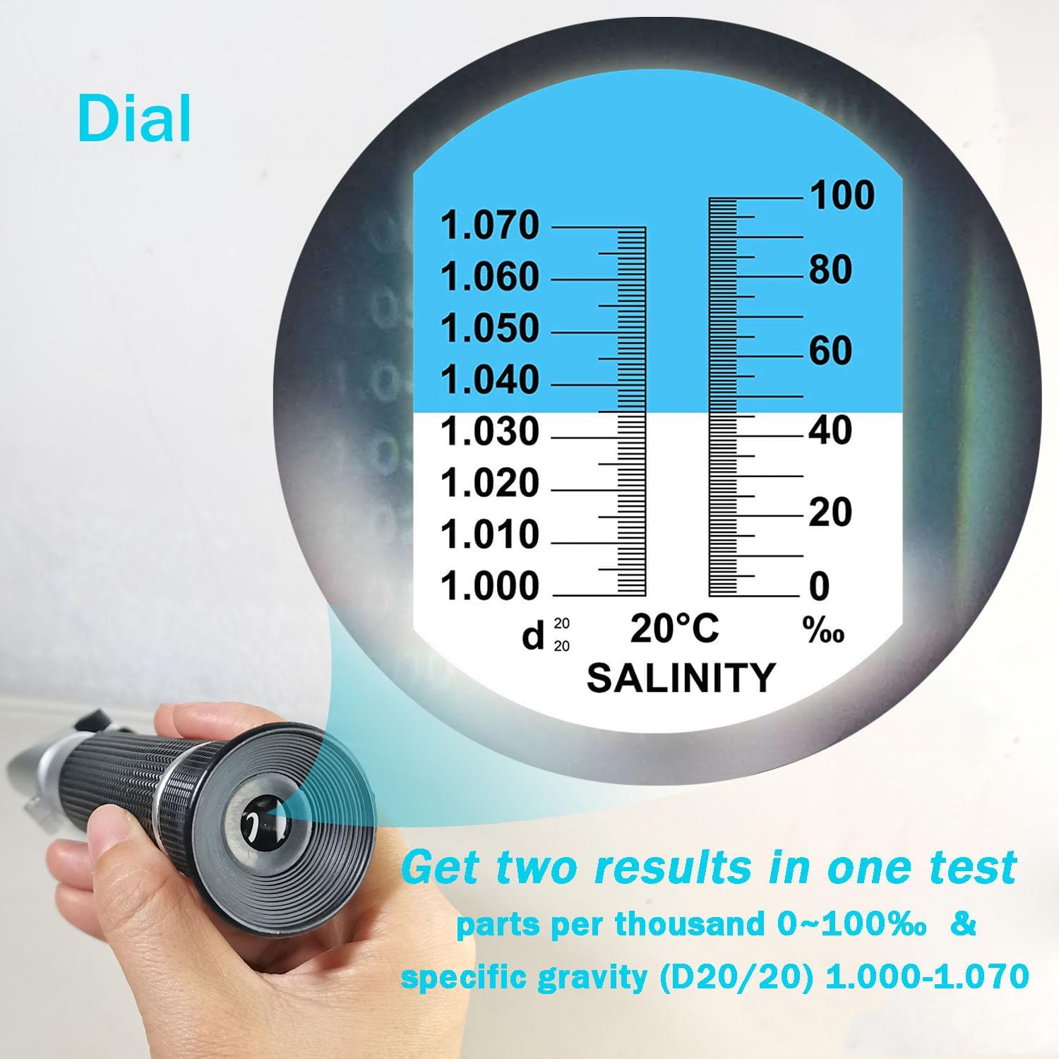 Salinity Refractometer for Seawater and Marine Fish variant image 6