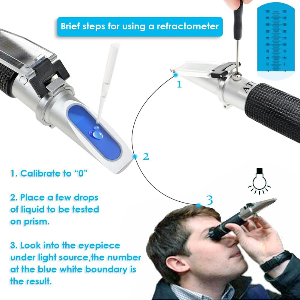 Salinity Refractometer for Seawater and Marine Fish variant image 7