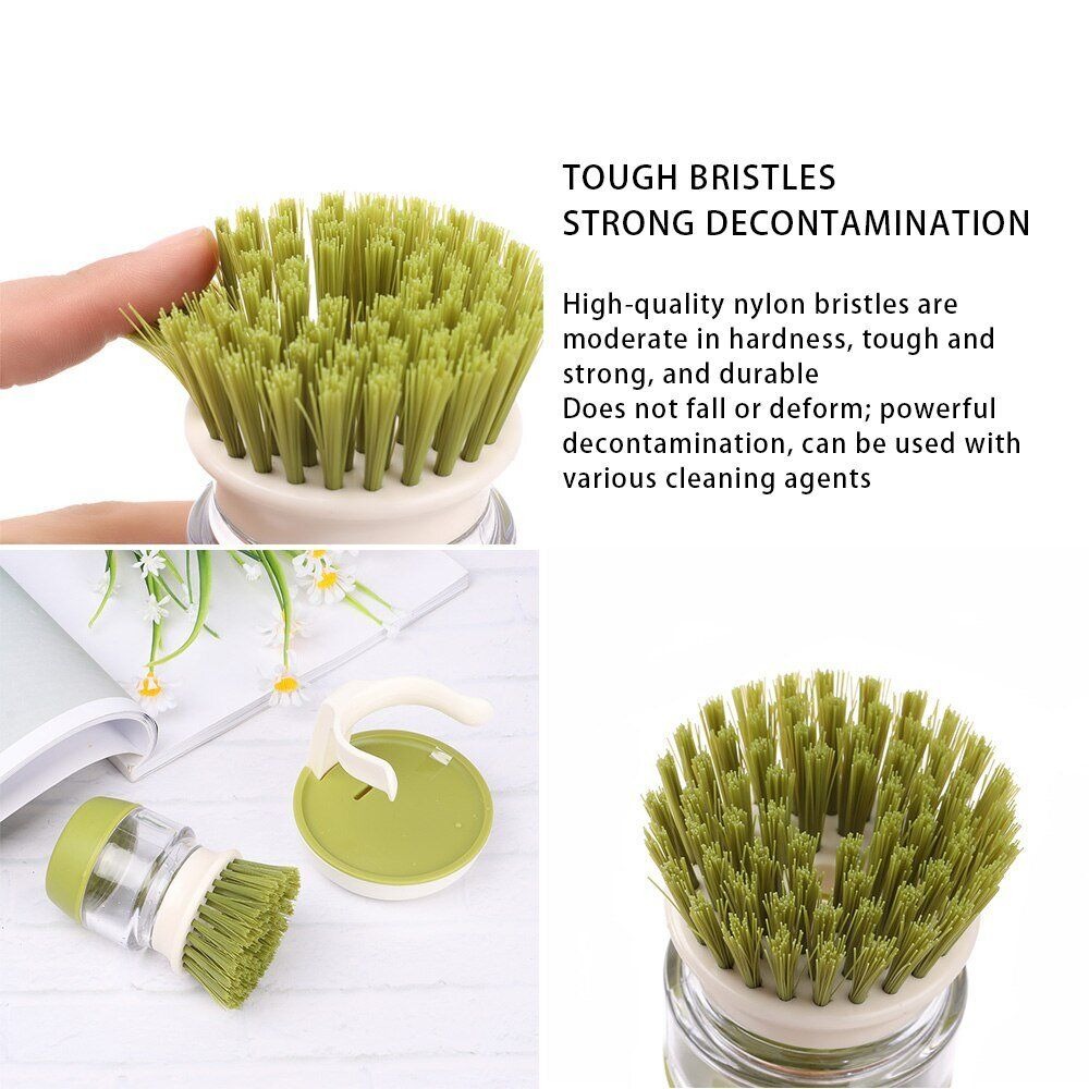 Soap Dispenser Refillable Dish Washing Brush variant image 4