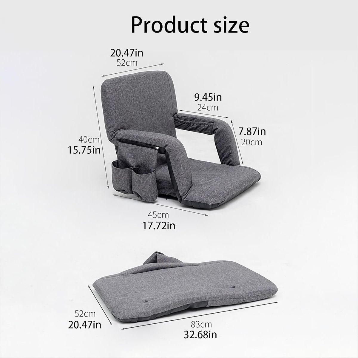 Stadium Seat with Backrest & Handrail variant image 4