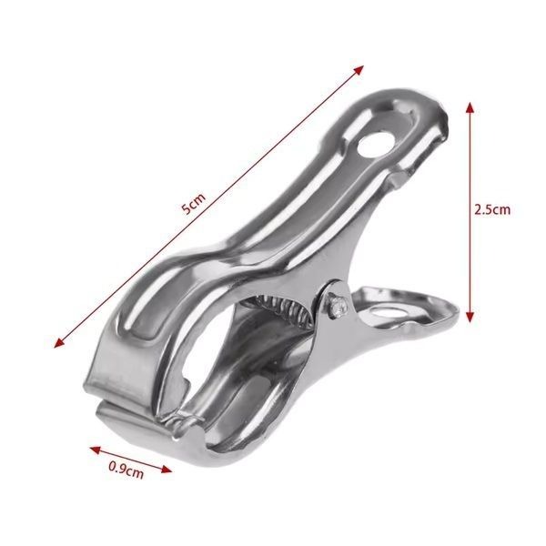 Stainless Steel Clothespins – 20 Pack Hanging Clothes Clips (Silver) variant image 3