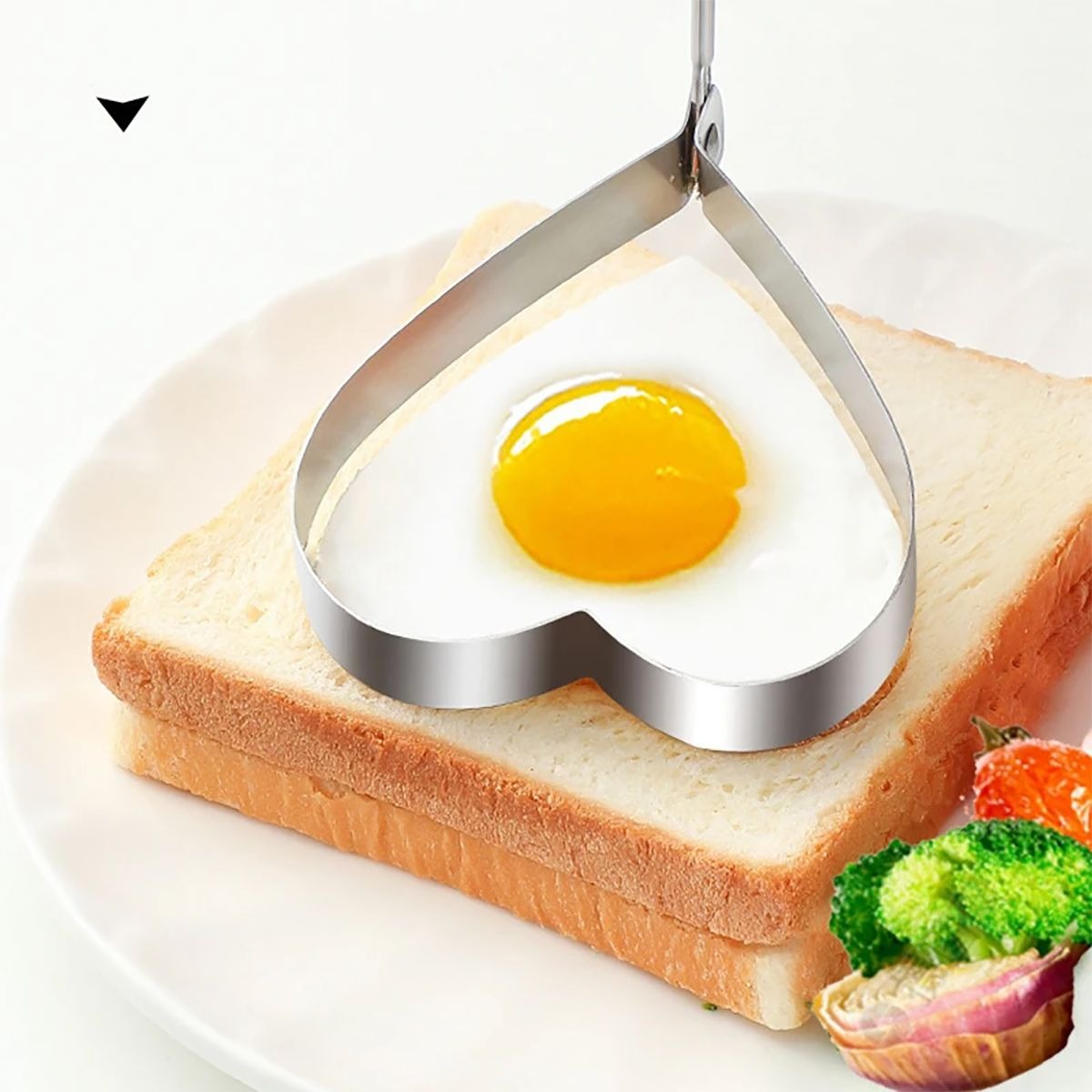 Stainless Steel Egg Ring Molds – 5-Piece variant image 3