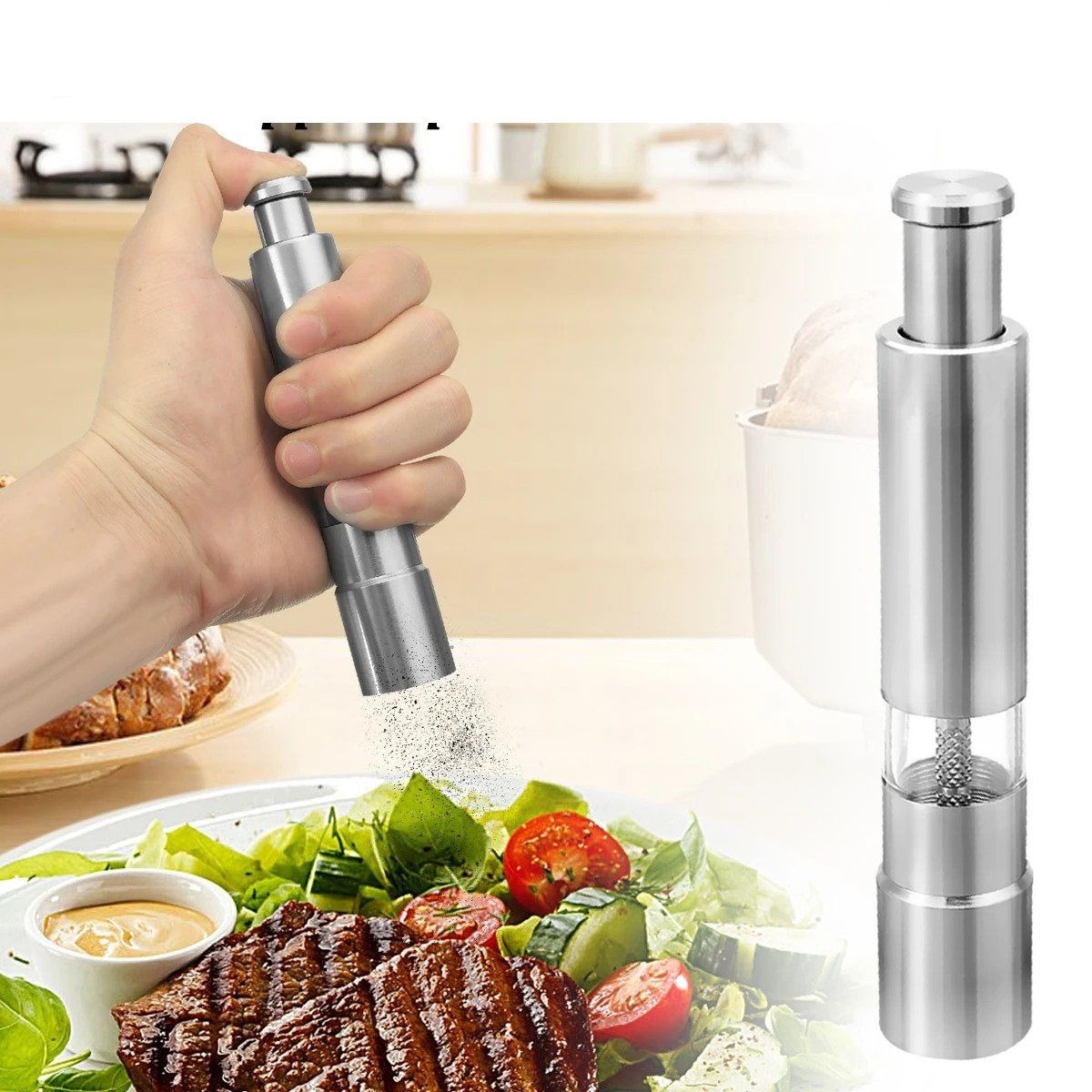 Stainless Steel Manual Pepper Miller variant image 2