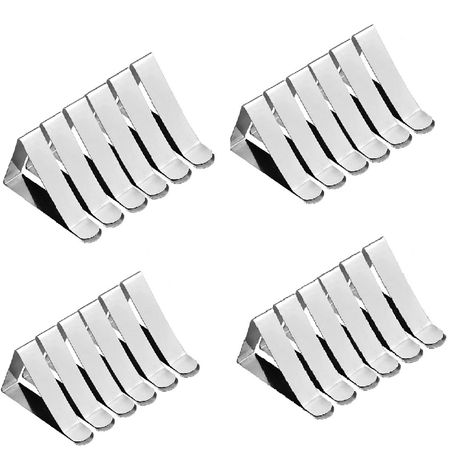 Stainless Steel Patio Table Clips Hold Table Cloth 24 Piece