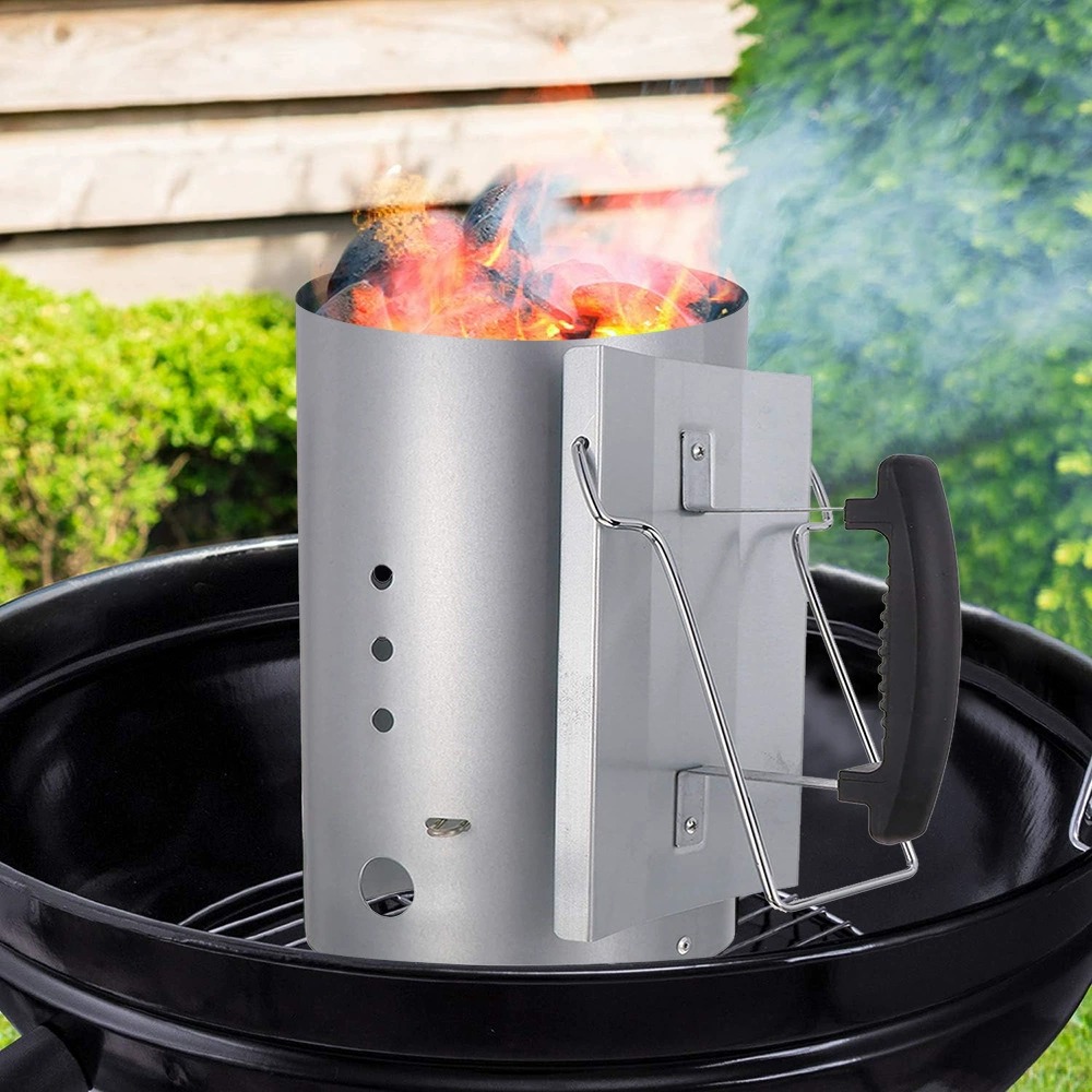 Stainless Steel Portable Charcoal Chimney Starter for BBQ Grill variant image 5