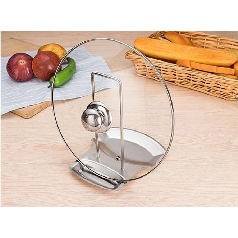 Stainless Steel Pot Lid & Pan Rack Stand variant image 2