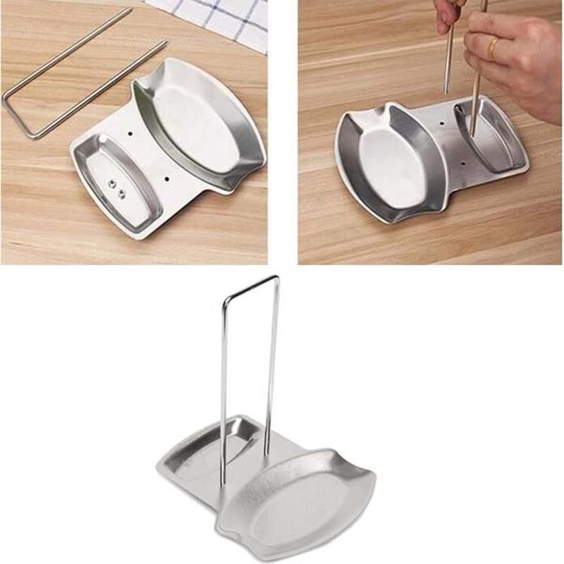 Stainless Steel Pot Lid & Pan Rack Stand variant image 4
