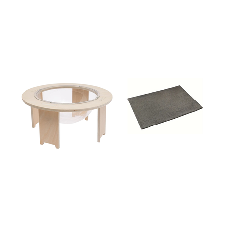Transparent Cat Bed and Self-Warming Pet Mat