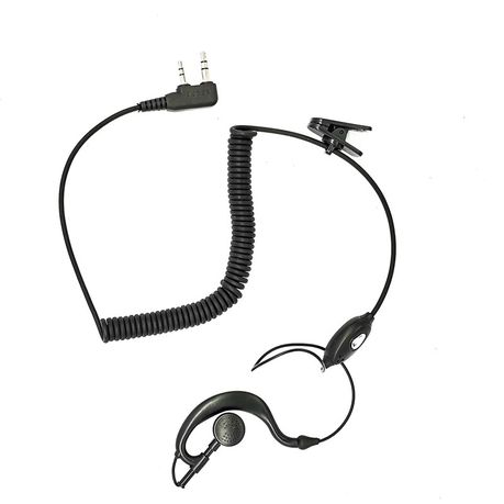 Two Way Radio Earphone Walkie Talkie Headset 2 Pin Earpiece