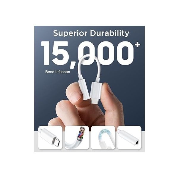 Type-C to 3.5mm Headphone Jack Adapter for USB-C Devices variant image 4