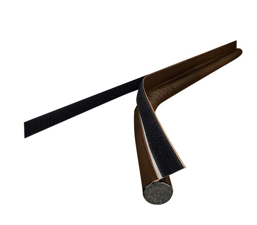 Under Door Draft Stopper Weather Seal - Brown