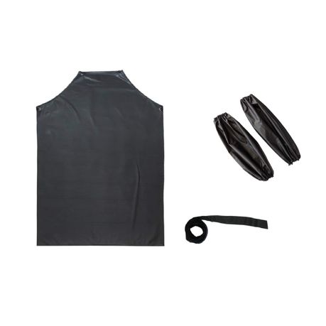 Unisex Waterproof Vinyl Apron & Waterproof Arm Sleeves Covers