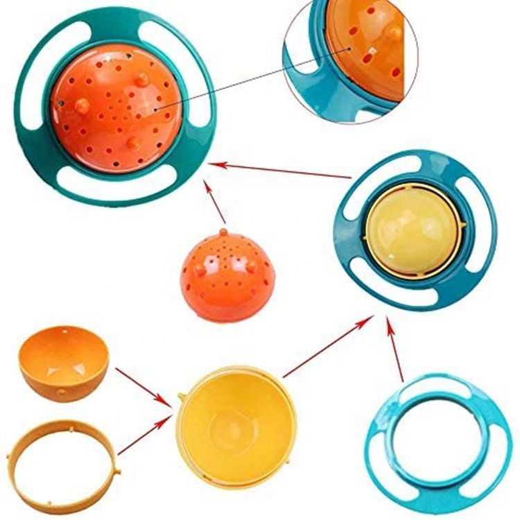 Universal 360° Gyro Anti-Spill Bowl variant image 5