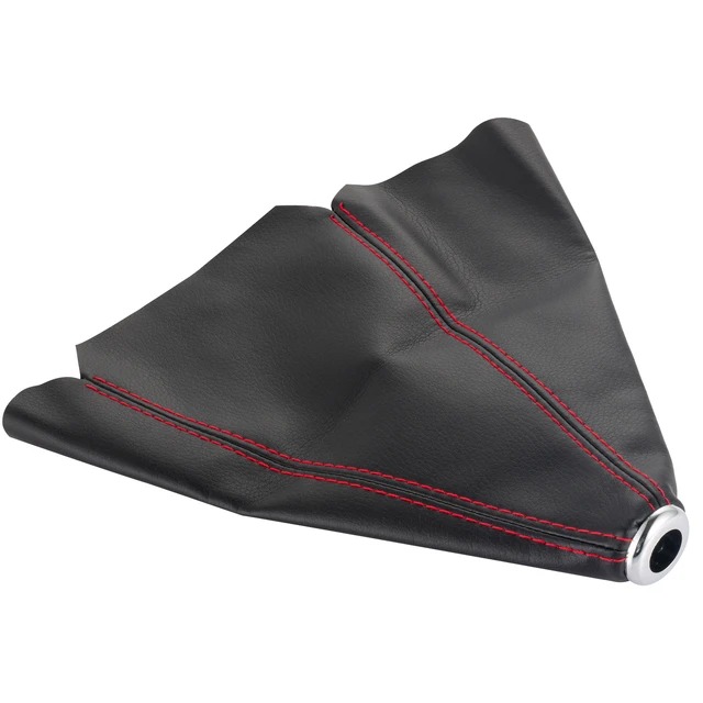 Universal Gear Shifter Boot Cover - Black & Red variant image 2