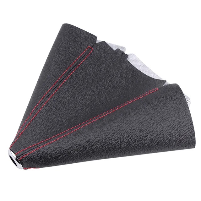 Universal Gear Shifter Boot Cover - Black & Red variant image 5