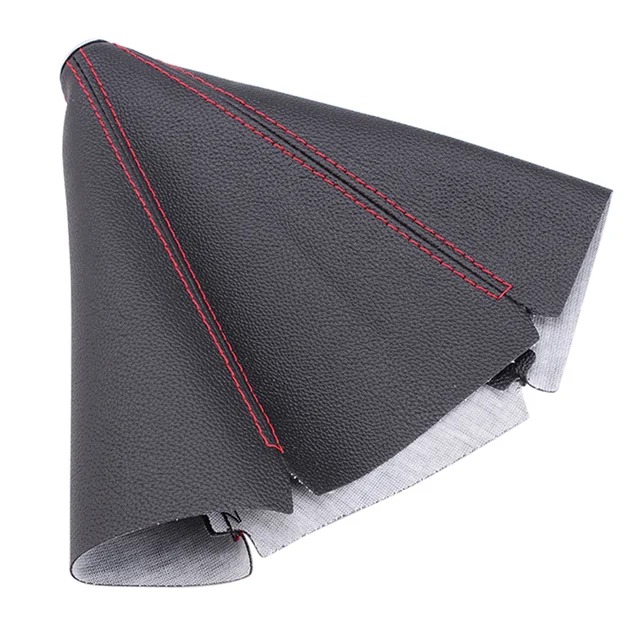 Universal Gear Shifter Boot Cover - Black & Red variant image 6