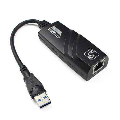 USB 3.0 RJ45 Gigabit Ethernet Adapter 10/100/1000Mbps