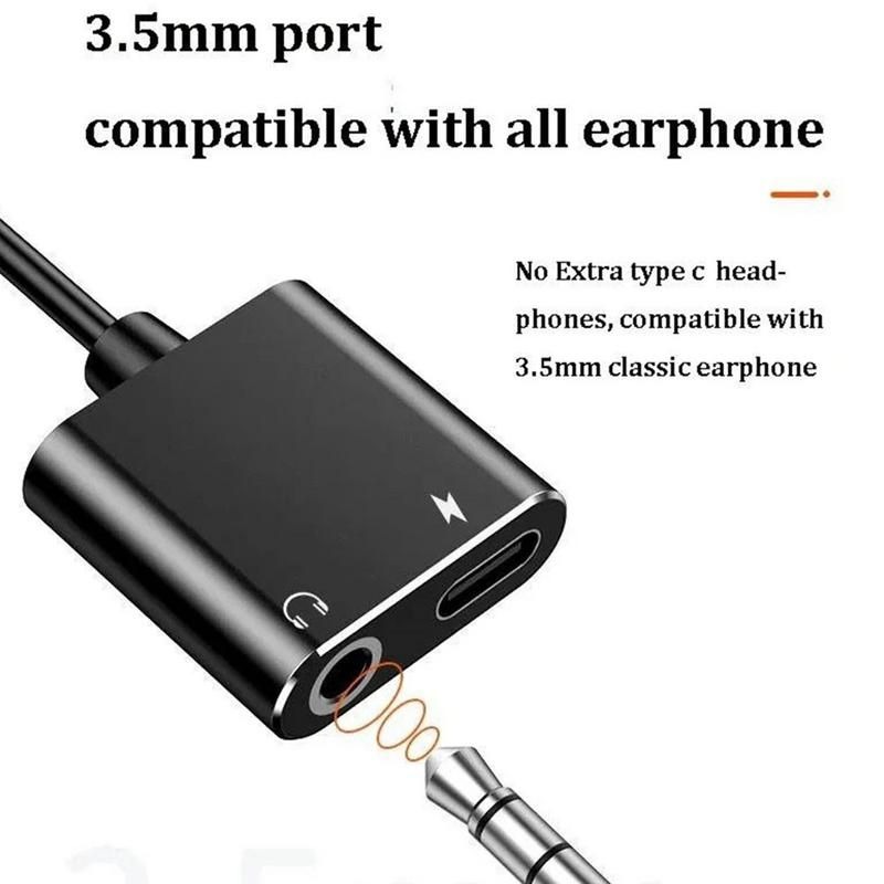 USB-C to 3.5mm AUX Adapter with PD Fast Charge Support variant image 2