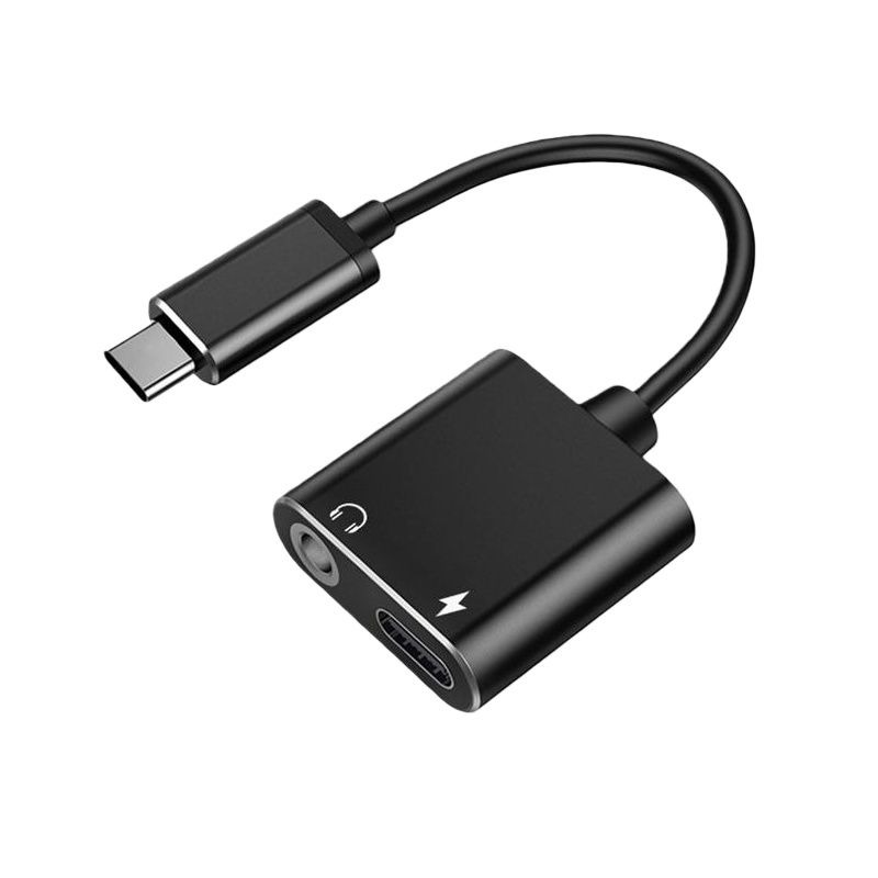 USB-C to 3.5mm AUX Adapter with PD Fast Charge Support