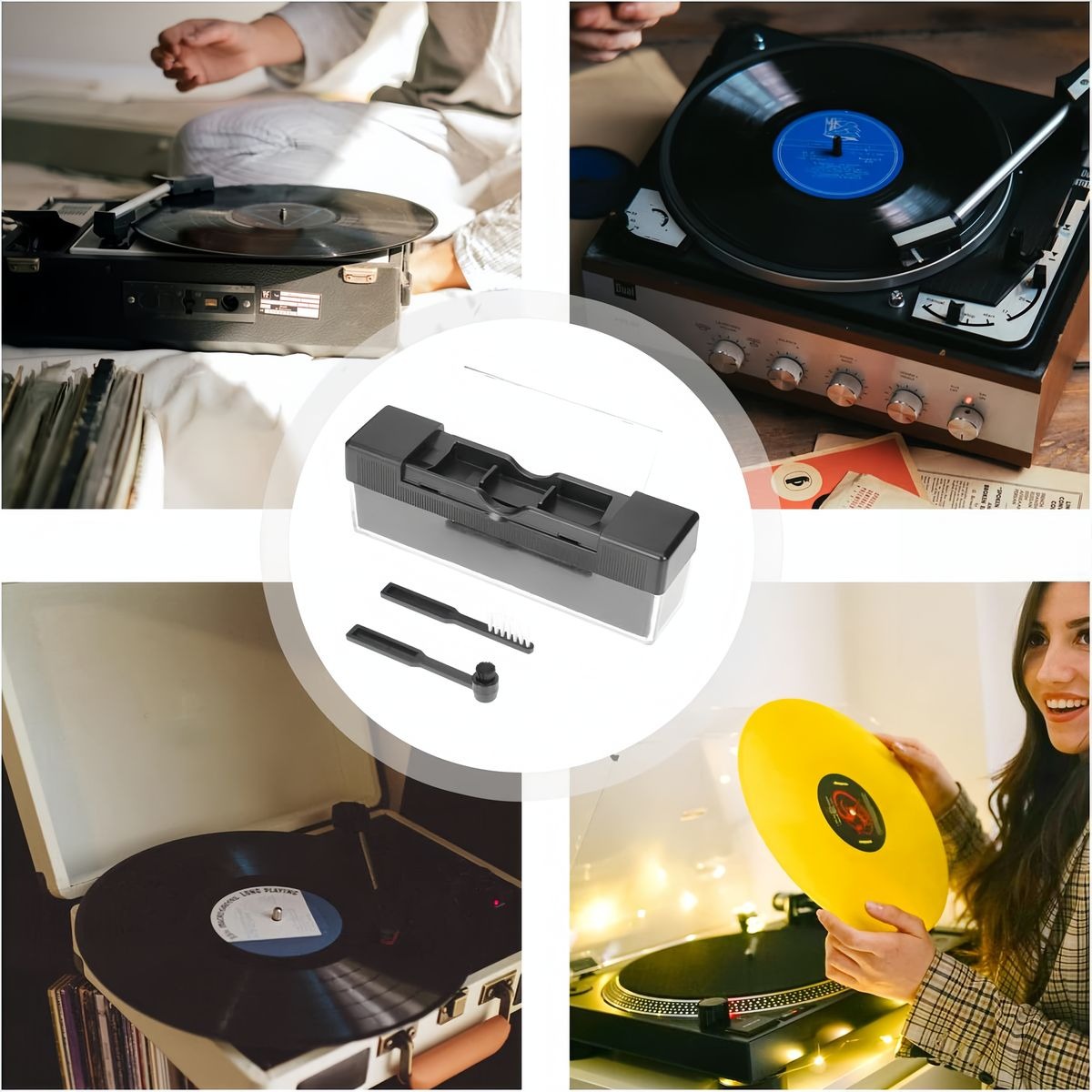 Vinyl Record Cleaning Brush – Anti-Static Dust Remover variant image 5